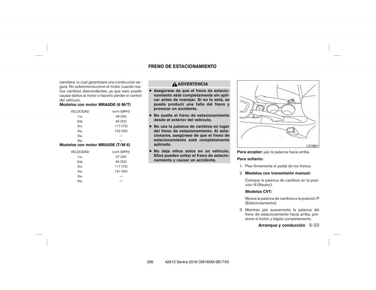 Nissan Sentra VII 7 B17 manual del propietario / page 295