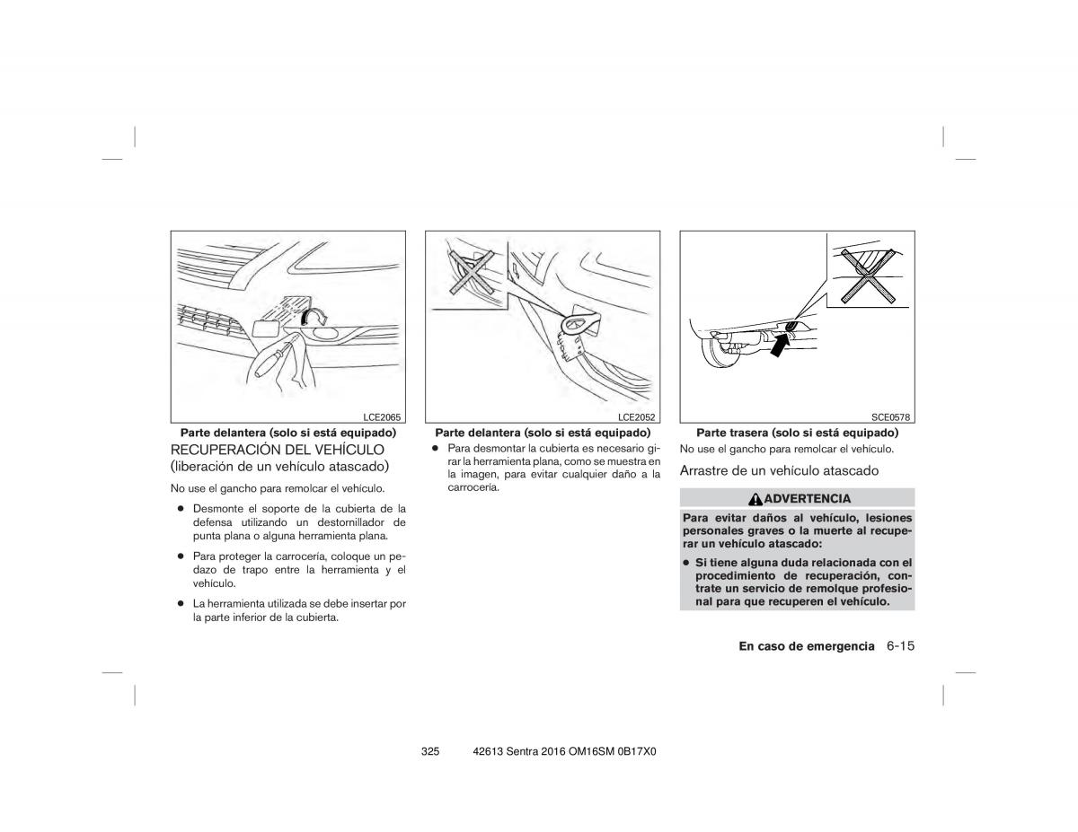 Nissan Sentra VII 7 B17 manual del propietario / page 325