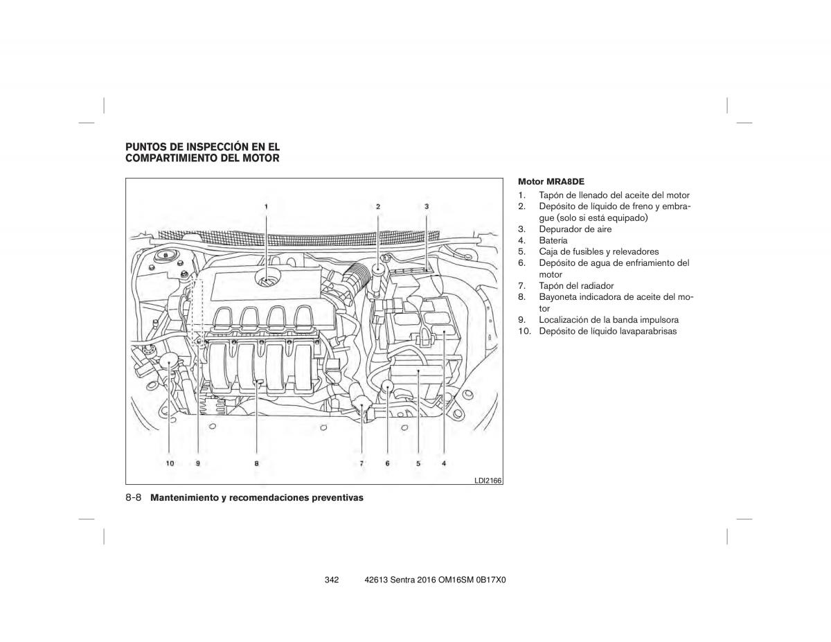 Nissan Sentra VII 7 B17 manual del propietario / page 342