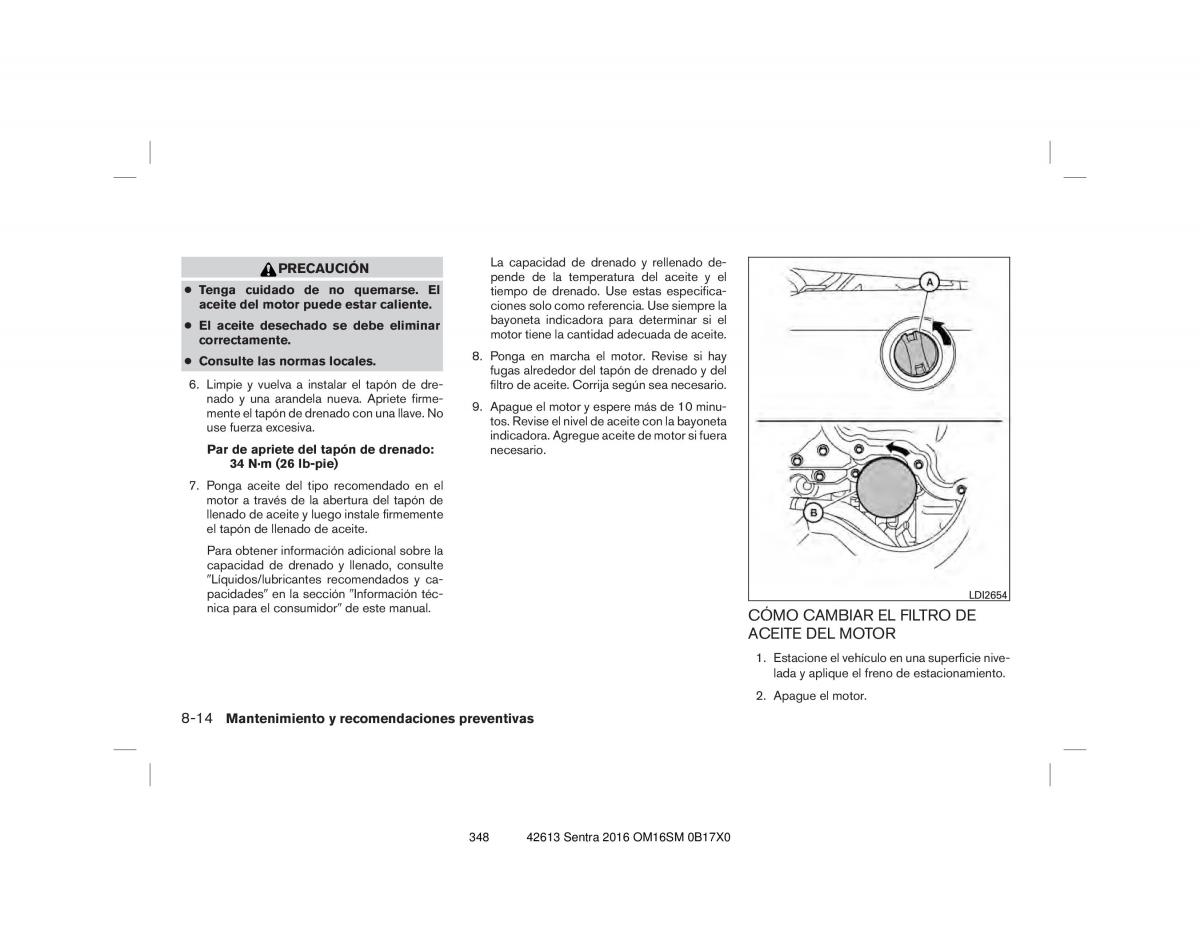 Nissan Sentra VII 7 B17 manual del propietario / page 348