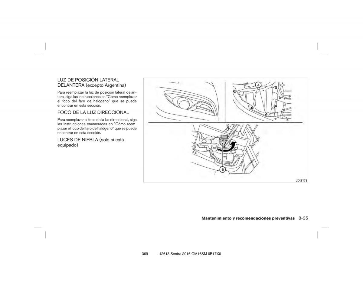 Nissan Sentra VII 7 B17 manual del propietario / page 369