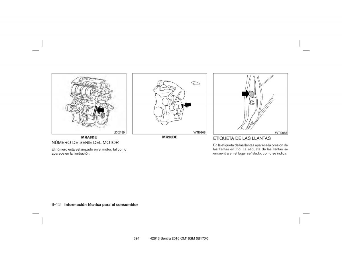 Nissan Sentra VII 7 B17 manual del propietario / page 394