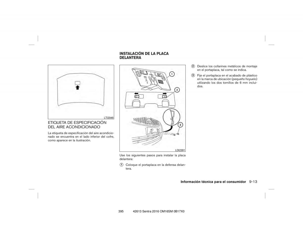 Nissan Sentra VII 7 B17 manual del propietario / page 395