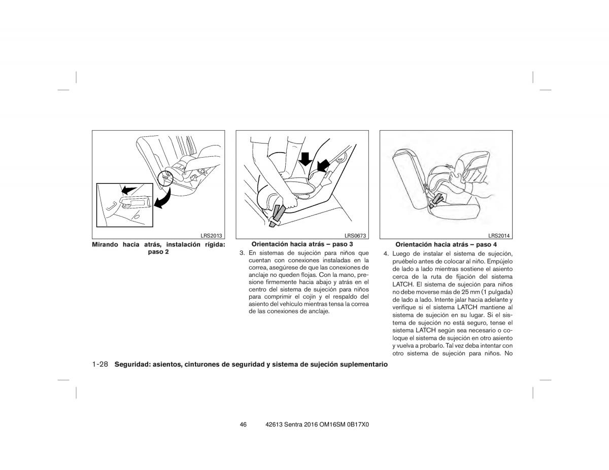 Nissan Sentra VII 7 B17 manual del propietario / page 46