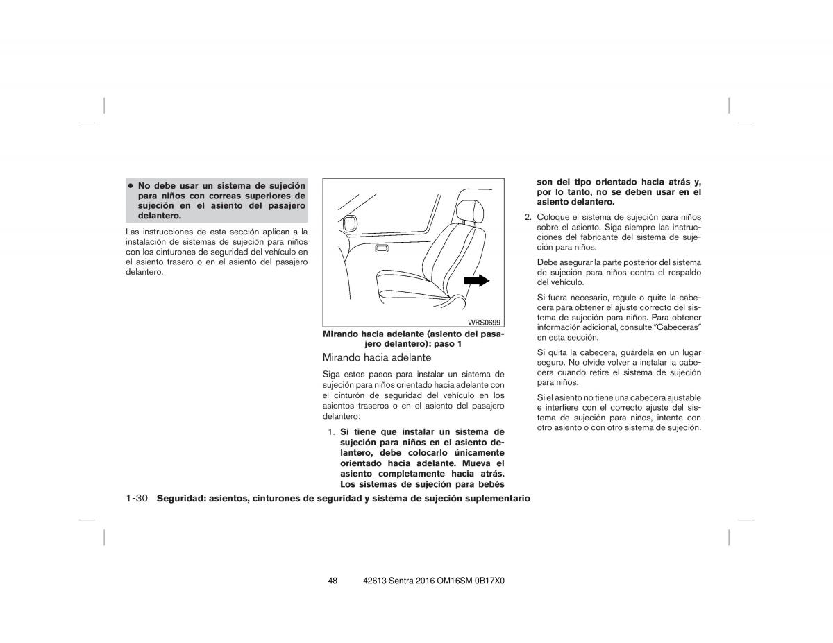 Nissan Sentra VII 7 B17 manual del propietario / page 48