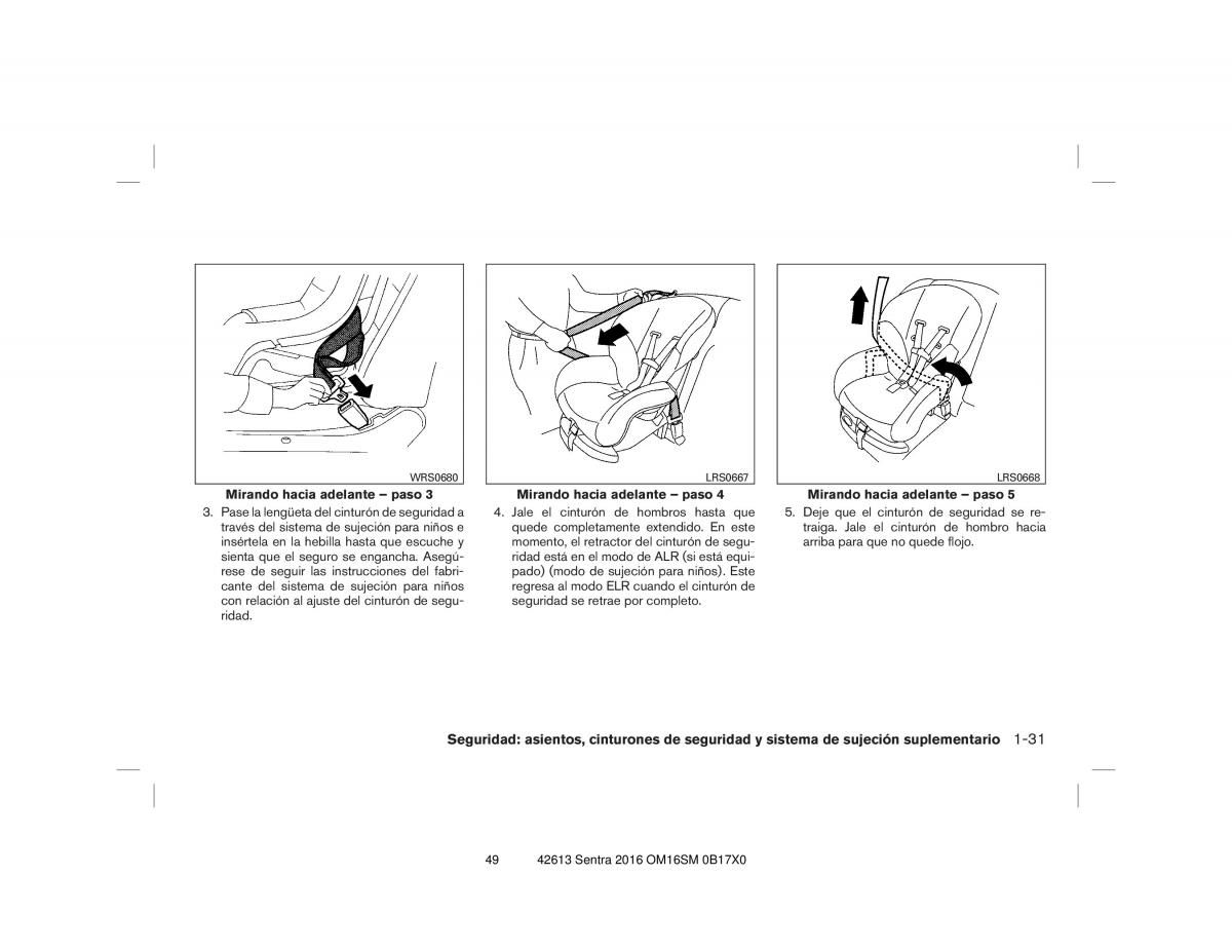 Nissan Sentra VII 7 B17 manual del propietario / page 49