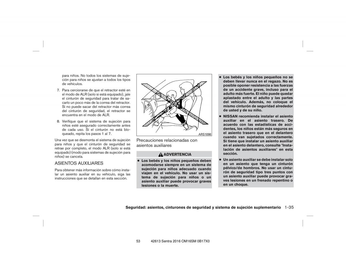 Nissan Sentra VII 7 B17 manual del propietario / page 53