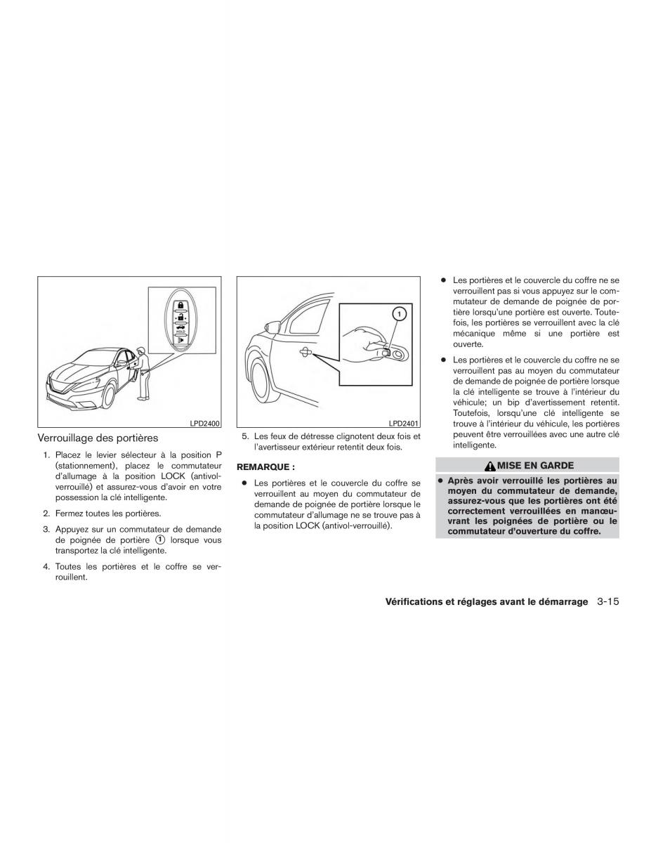 Nissan Sentra VII 7 B17 manuel du proprietaire / page 180