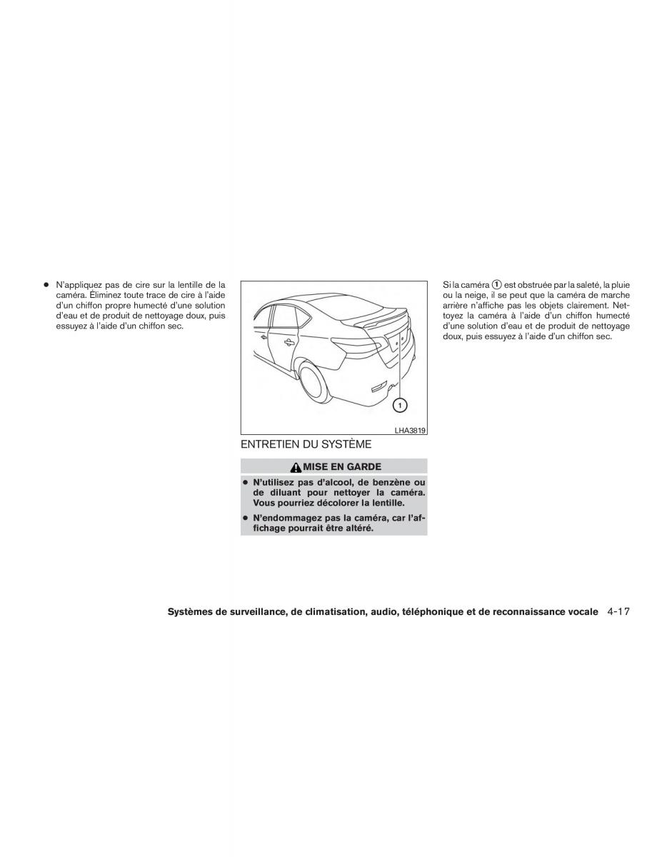 Nissan Sentra VII 7 B17 manuel du proprietaire / page 218