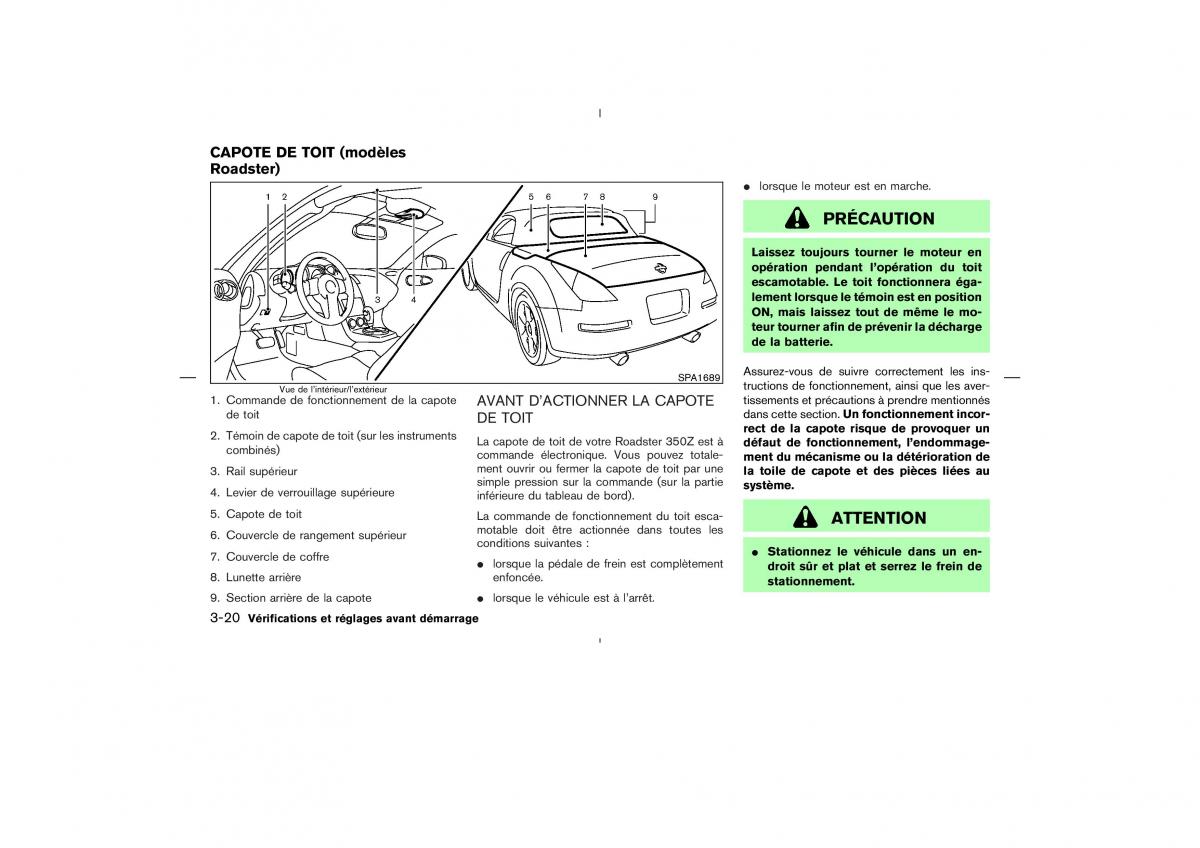 Nissan 350Z Fairlady manuel du proprietaire / page 137