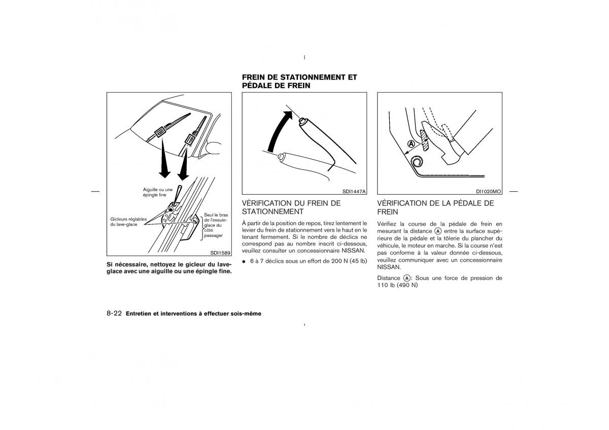 Nissan 350Z Fairlady manuel du proprietaire / page 249