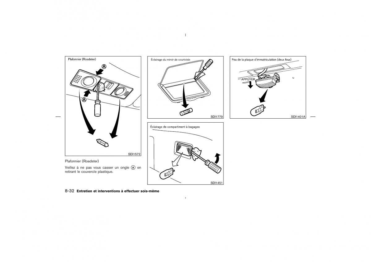 Nissan 350Z Fairlady manuel du proprietaire / page 259