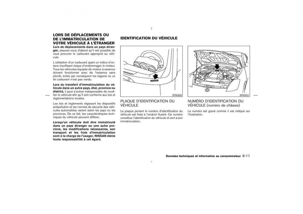 Nissan 350Z Fairlady manuel du proprietaire / page 280