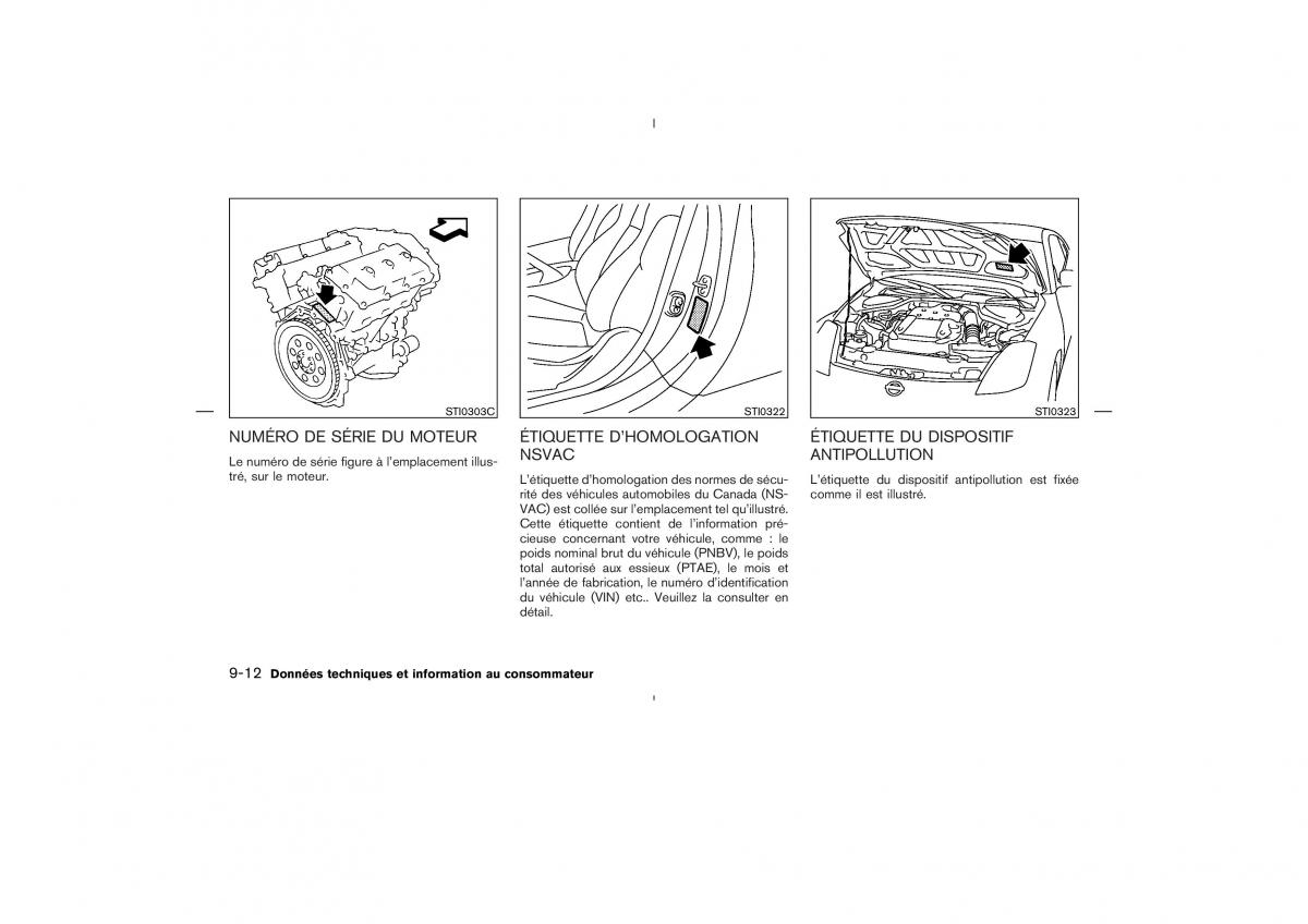 Nissan 350Z Fairlady manuel du proprietaire / page 281