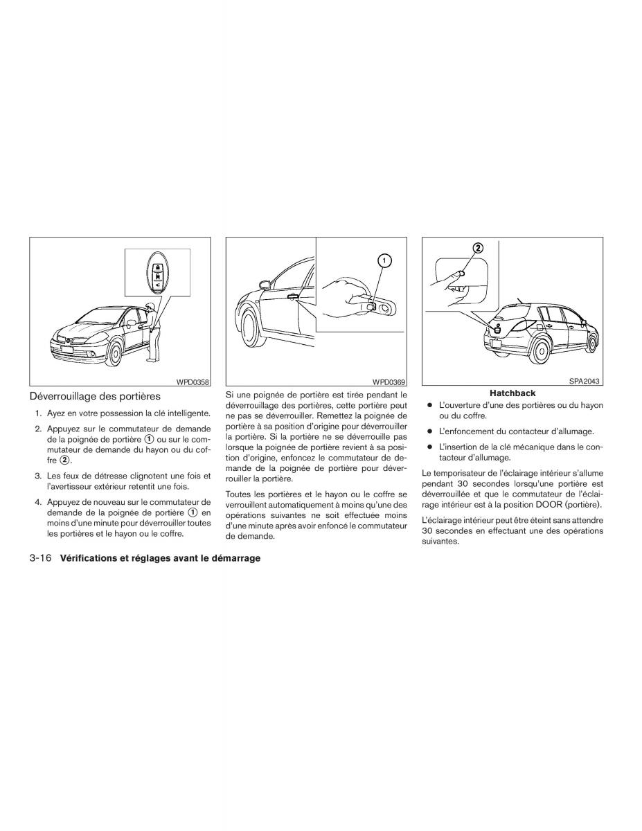 Nissan Tiida Versa I 1 manuel du proprietaire / page 136