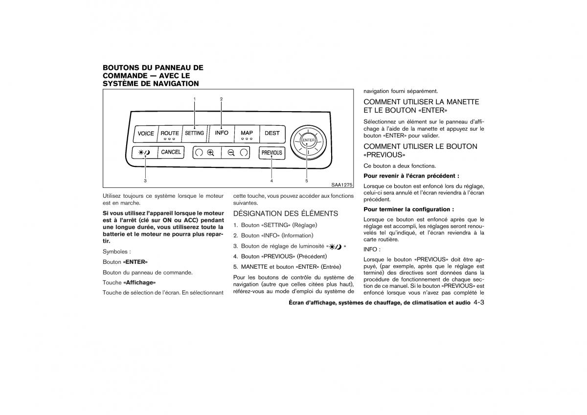 Nissan X Trail II 2 manuel du proprietaire / page 132