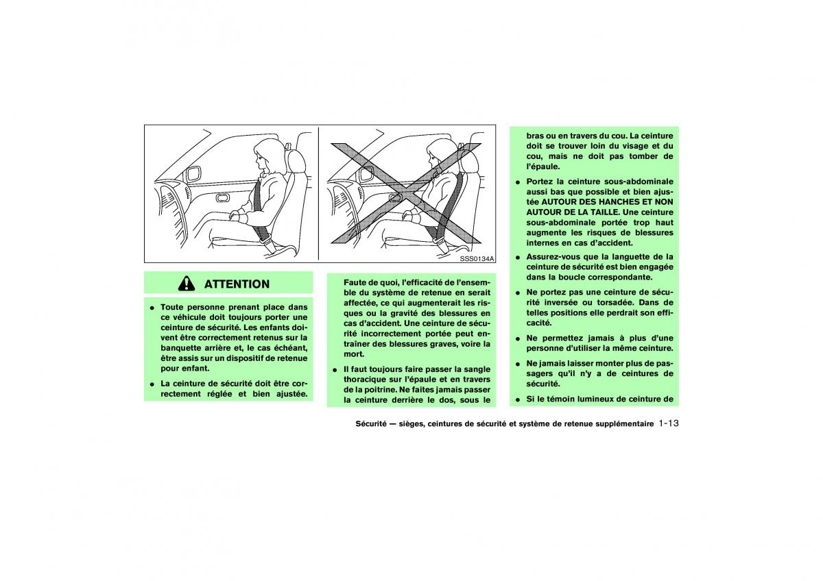 Nissan X Trail II 2 manuel du proprietaire / page 26