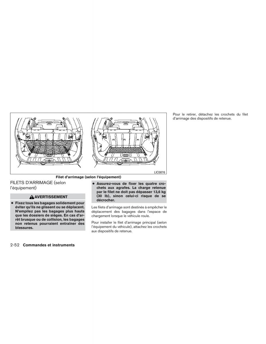 Nissan Xterra II 2 manuel du proprietaire / page 143