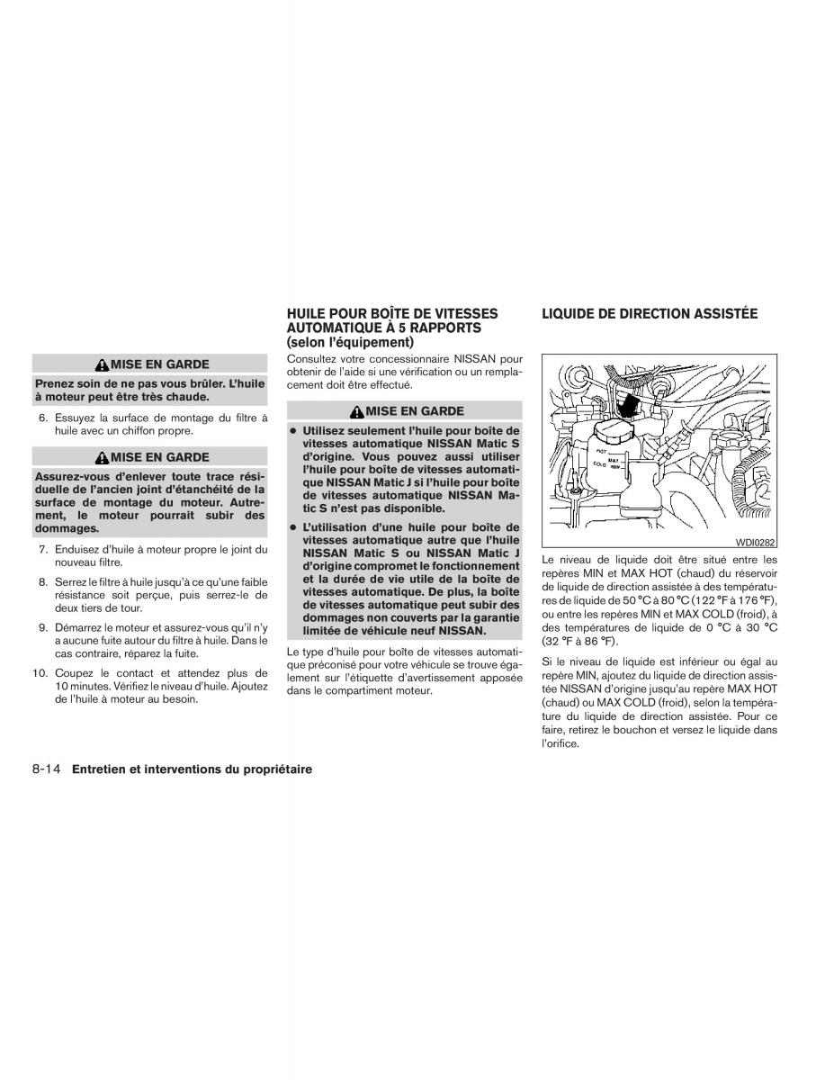 Nissan Xterra II 2 manuel du proprietaire / page 357