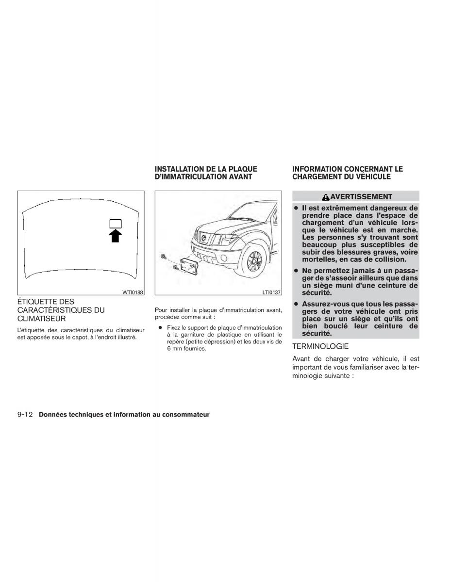 Nissan Xterra II 2 manuel du proprietaire / page 405