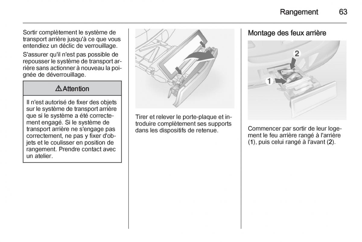 Opel Antara manuel du proprietaire / page 65