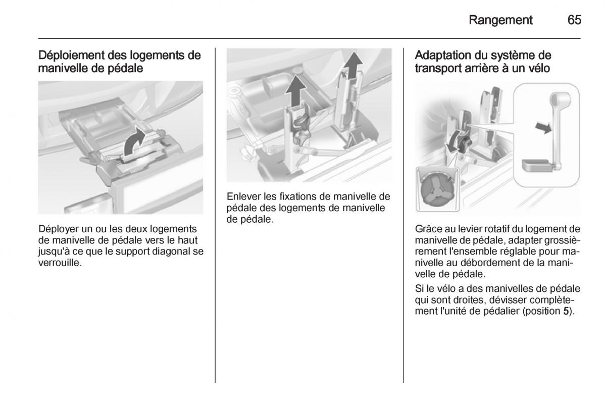 Opel Antara manuel du proprietaire / page 67