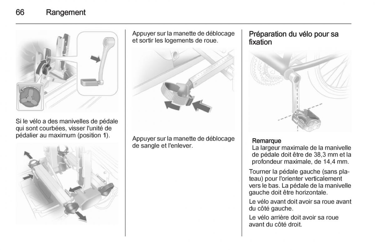 Opel Antara manuel du proprietaire / page 68