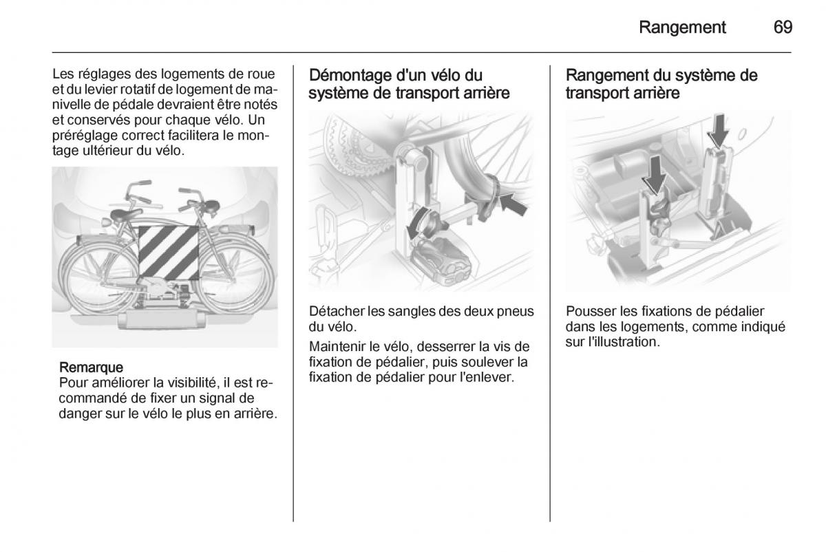 Opel Antara manuel du proprietaire / page 71