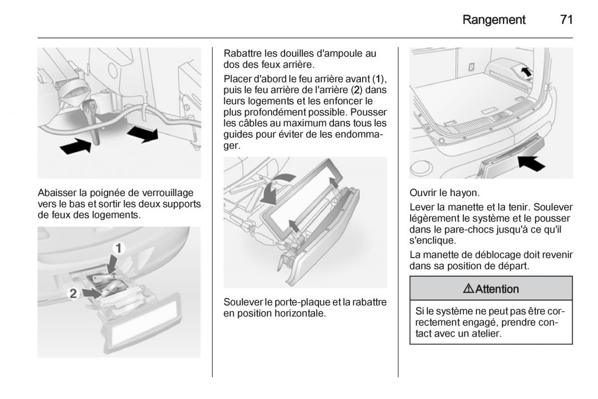 Opel Antara manuel du proprietaire / page 73