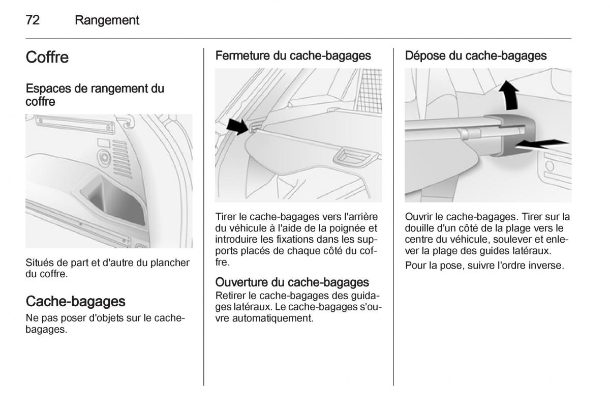 Opel Antara manuel du proprietaire / page 74