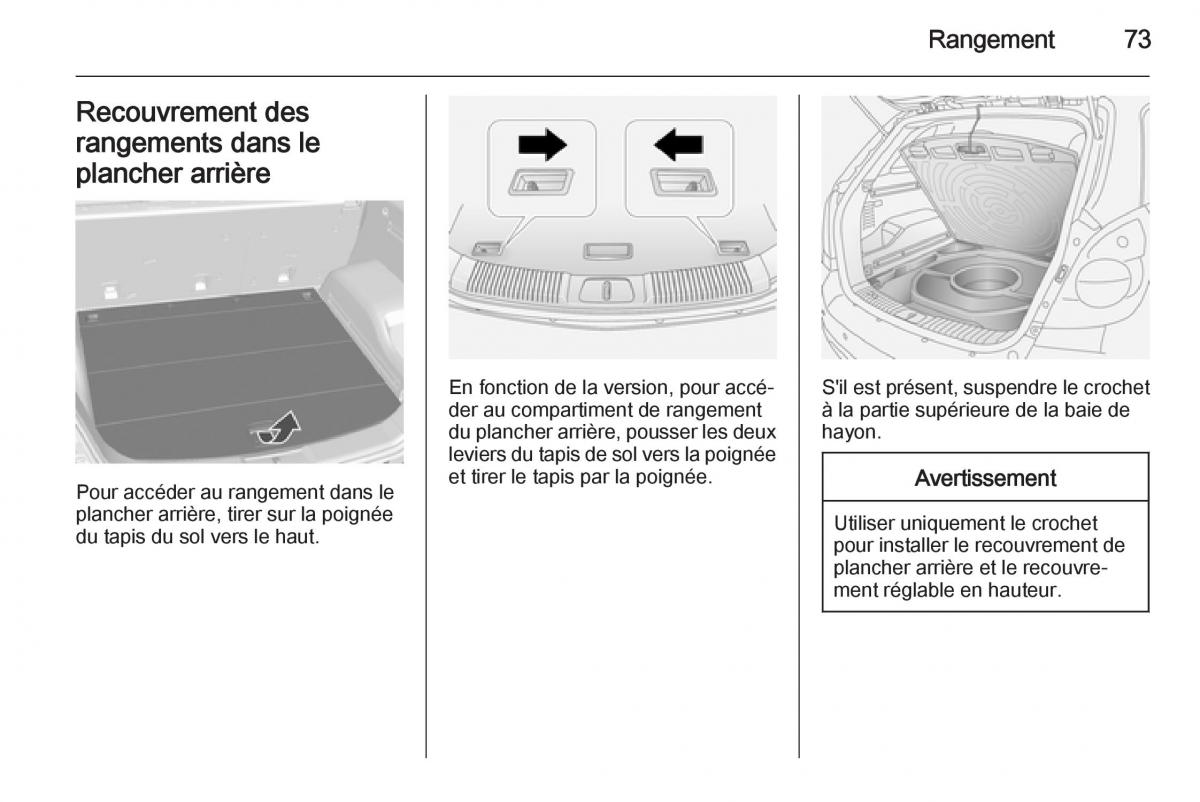 Opel Antara manuel du proprietaire / page 75