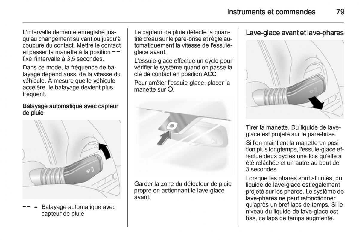 Opel Antara manuel du proprietaire / page 81