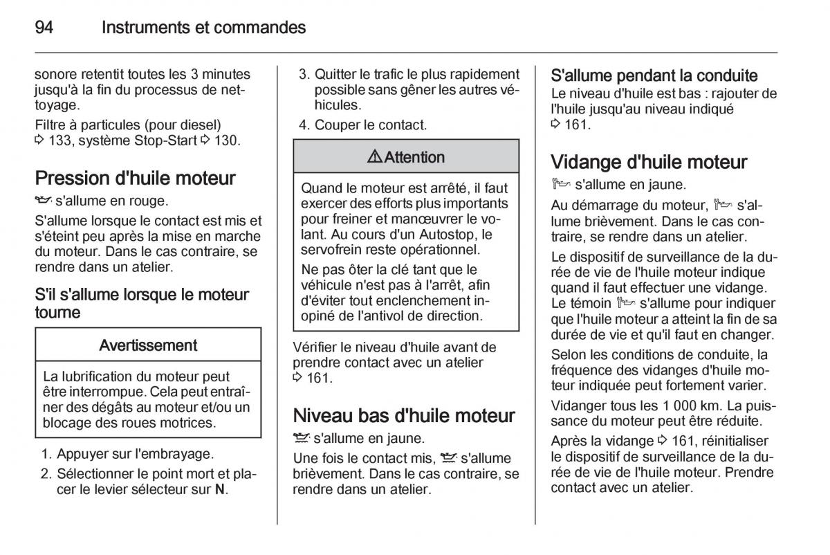 Opel Antara manuel du proprietaire / page 96