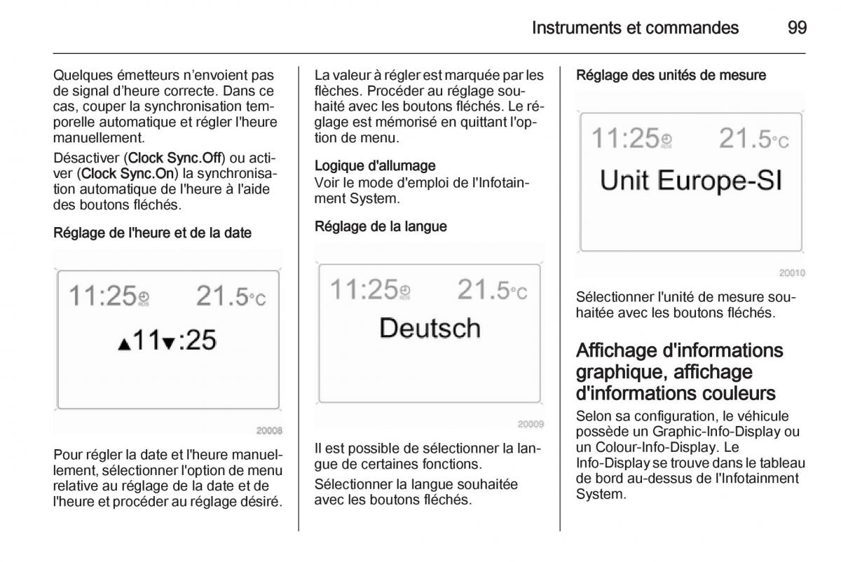 Opel Antara manuel du proprietaire / page 101