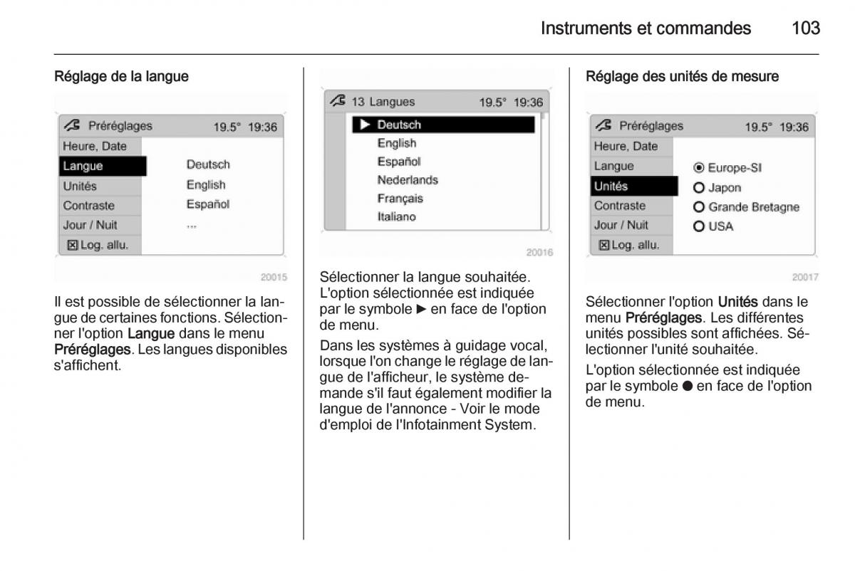 Opel Antara manuel du proprietaire / page 105