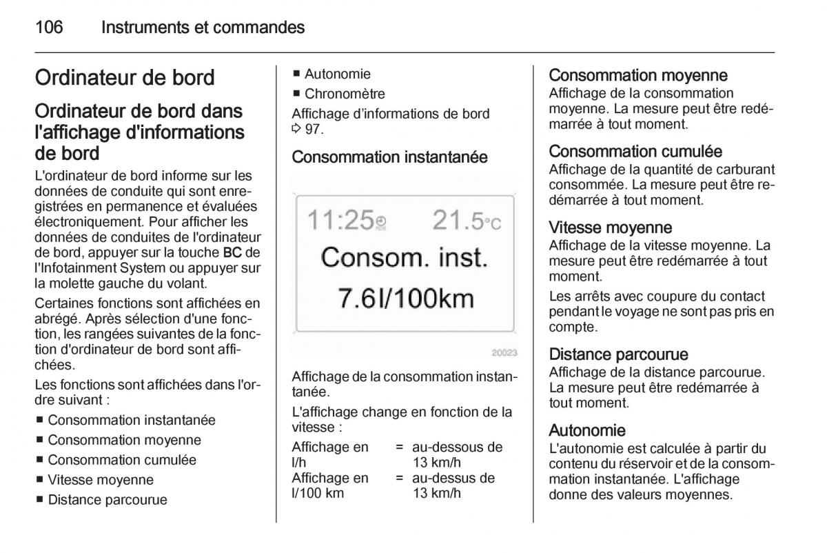 Opel Antara manuel du proprietaire / page 108