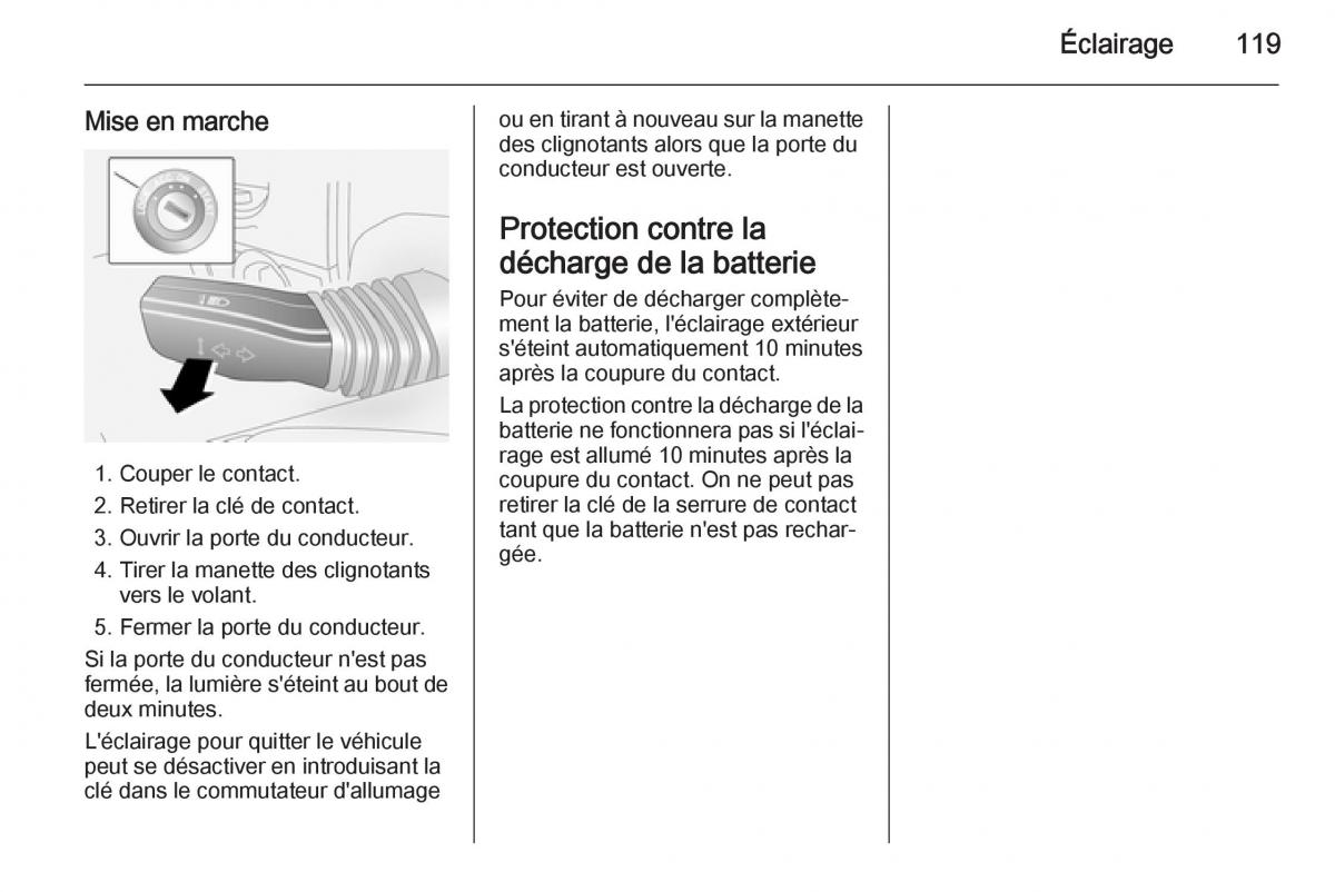 Opel Antara manuel du proprietaire / page 121