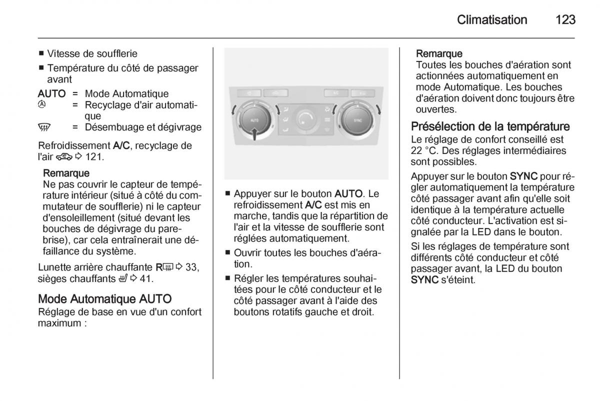 Opel Antara manuel du proprietaire / page 125