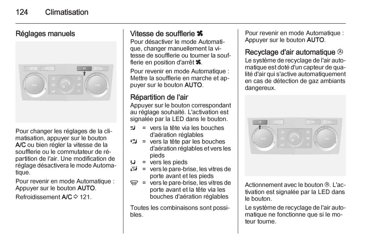 Opel Antara manuel du proprietaire / page 126