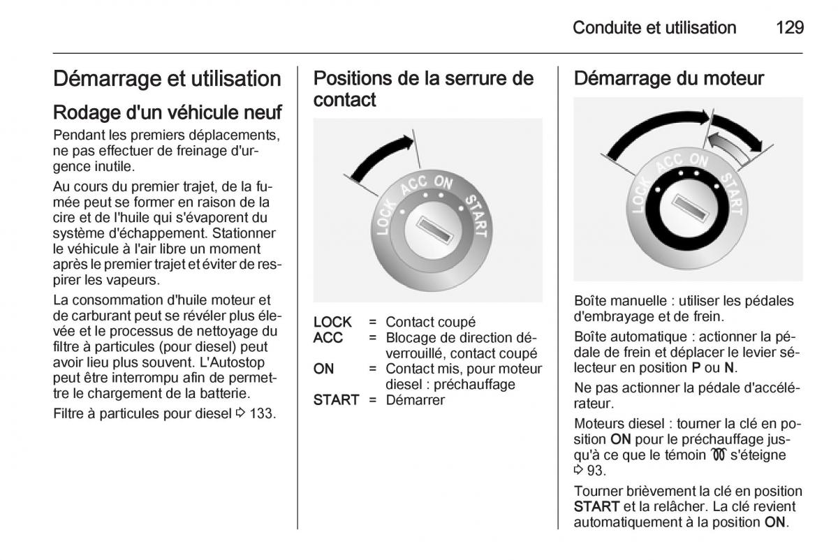 Opel Antara manuel du proprietaire / page 131