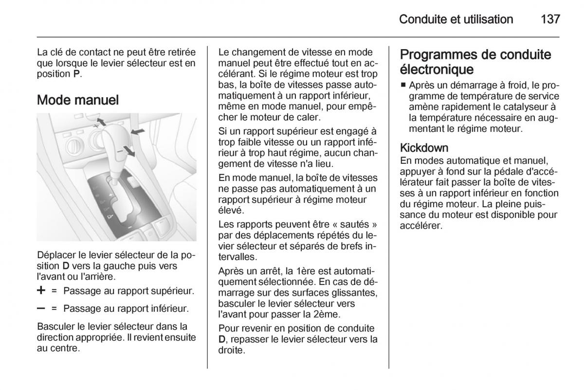 Opel Antara manuel du proprietaire / page 139