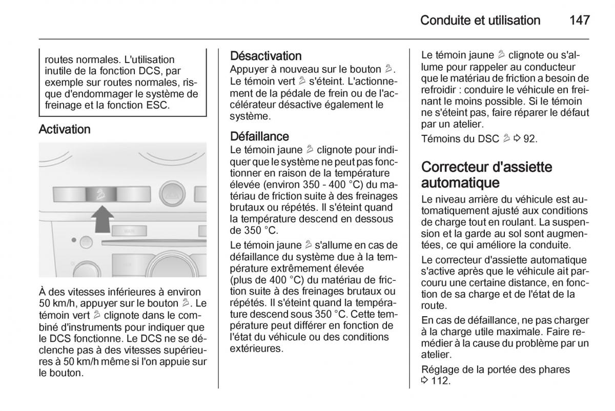 Opel Antara manuel du proprietaire / page 149