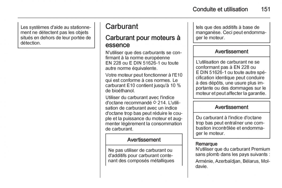 Opel Antara manuel du proprietaire / page 153