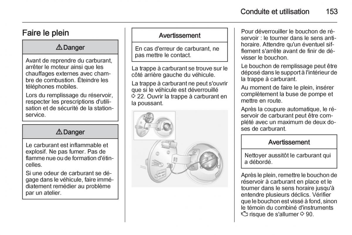 Opel Antara manuel du proprietaire / page 155