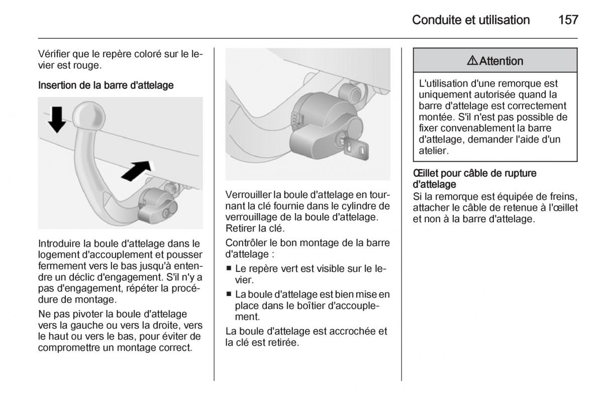 Opel Antara manuel du proprietaire / page 159