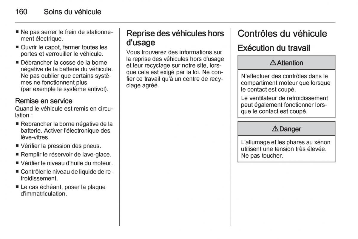 Opel Antara manuel du proprietaire / page 162