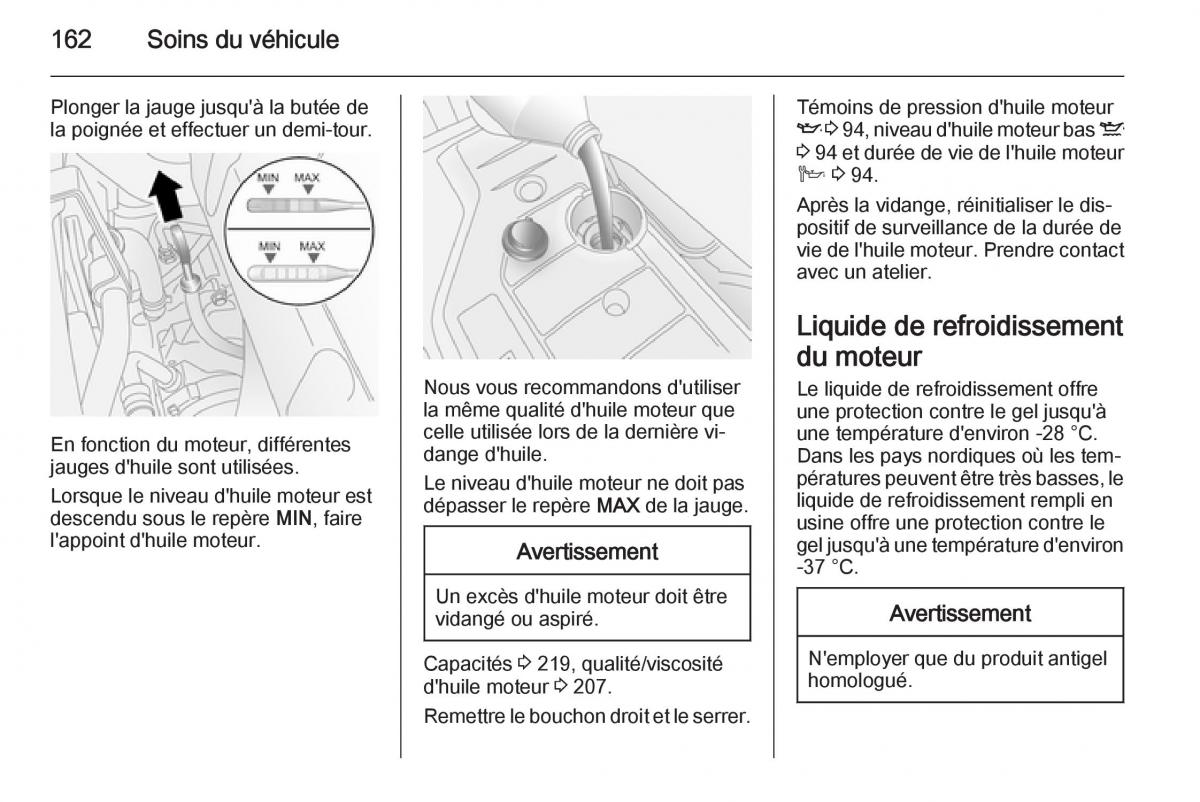 Opel Antara manuel du proprietaire / page 164