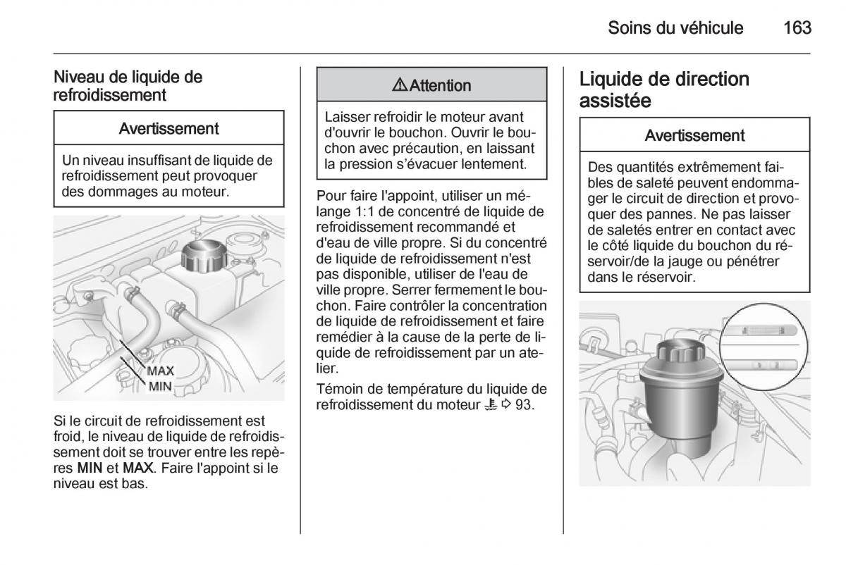 Opel Antara manuel du proprietaire / page 165