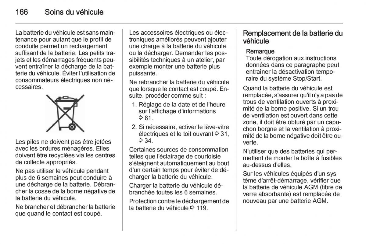 Opel Antara manuel du proprietaire / page 168