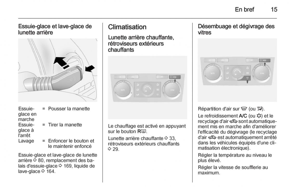 Opel Antara manuel du proprietaire / page 17